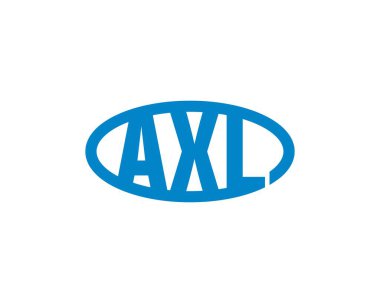 AXL logo tasarım vektör şablonu. AXL