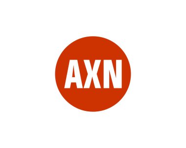 AXN logo tasarım vektör şablonu. AXN