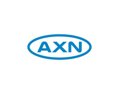 AXN logo tasarım vektör şablonu. AXN