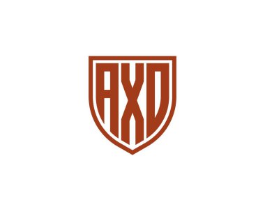 AXO logo tasarım vektör şablonu. AXO