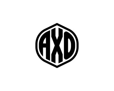 AXO logo tasarım vektör şablonu. AXO