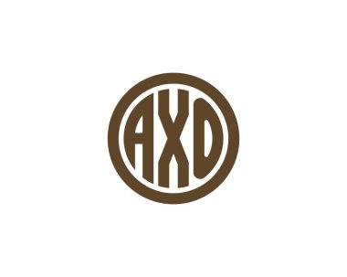 AXO logo tasarım vektör şablonu. AXO