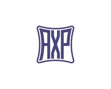 AXP logo tasarım vektör şablonu. AXP