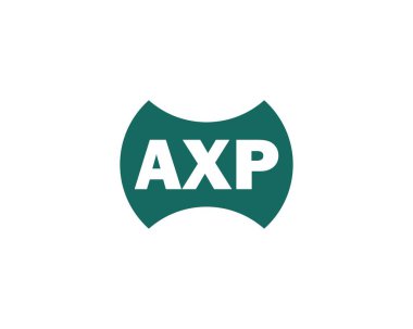 AXP logo tasarım vektör şablonu. AXP