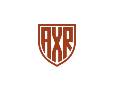 AXR logo tasarım vektör şablonu. AXR