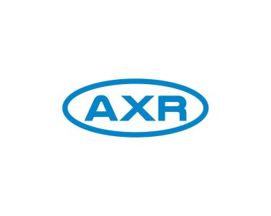 AXR logo tasarım vektör şablonu. AXR