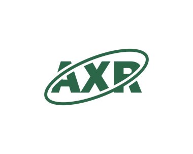 AXR logo tasarım vektör şablonu. AXR