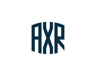 AXR logo tasarım vektör şablonu. AXR