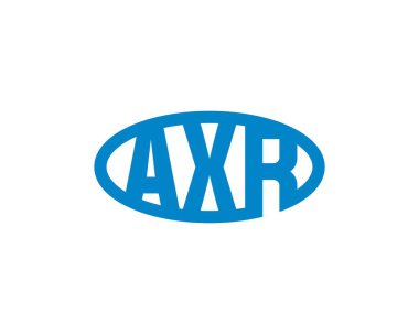 AXR logo tasarım vektör şablonu. AXR