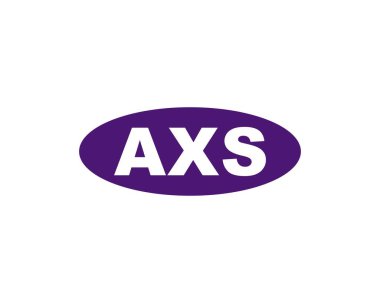 AXS logo tasarım vektör şablonu. AXS