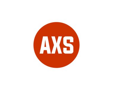AXS logo tasarım vektör şablonu. AXS