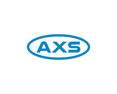 AXS logo tasarım vektör şablonu. AXS