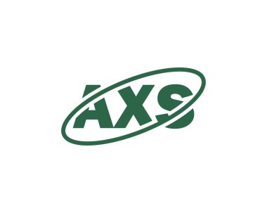 AXS logo tasarım vektör şablonu. AXS
