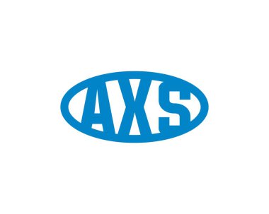 AXS logo tasarım vektör şablonu. AXS