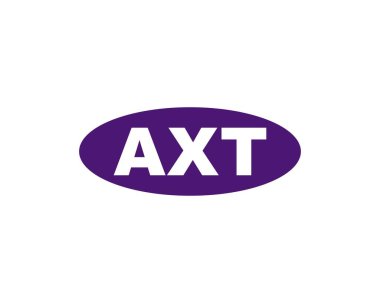 AXT logo tasarım vektör şablonu. AXT