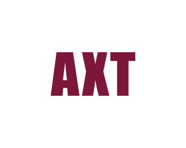 AXT logo tasarım vektör şablonu. AXT