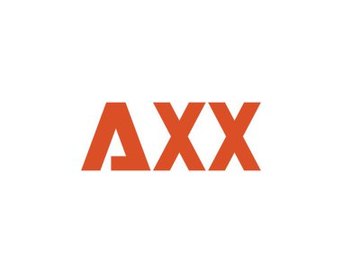 AXX logo tasarım vektör şablonu. eksen