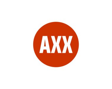 AXX logo tasarım vektör şablonu. eksen