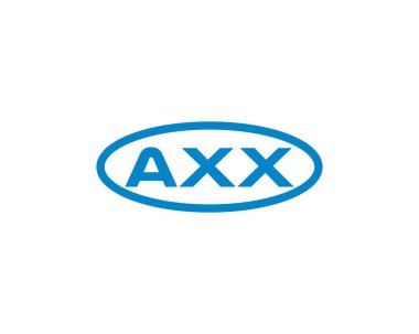 AXX logo tasarım vektör şablonu. eksen