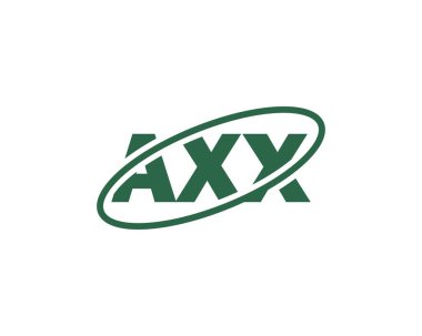 AXX logo tasarım vektör şablonu. eksen
