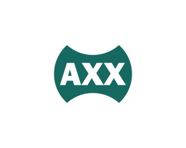 AXX logo tasarım vektör şablonu. eksen