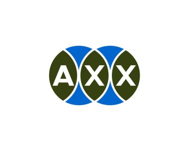 AXX logo tasarım vektör şablonu. eksen