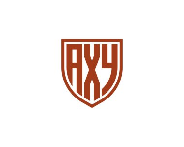 AXY logo tasarım vektör şablonu. AXY