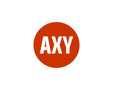 AXY logo tasarım vektör şablonu. AXY