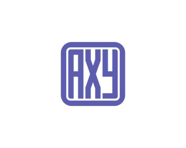 AXY logo tasarım vektör şablonu. AXY