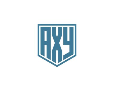 AXY logo tasarım vektör şablonu. AXY