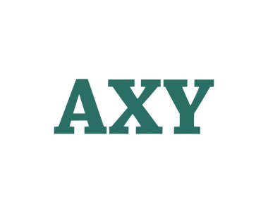 AXY logo tasarım vektör şablonu. AXY