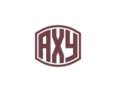 AXY logo tasarım vektör şablonu. AXY
