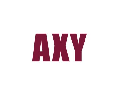 AXY logo tasarım vektör şablonu. AXY