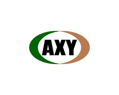 AXY logo tasarım vektör şablonu. AXY