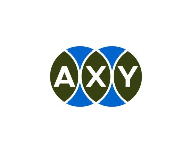AXY logo tasarım vektör şablonu. AXY