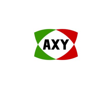 AXY logo tasarım vektör şablonu. AXY