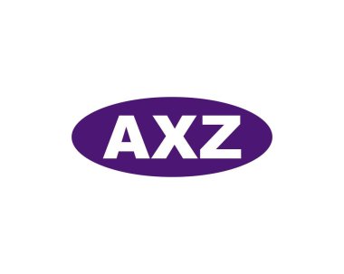 AXZ logo tasarım vektör şablonu. AXZ