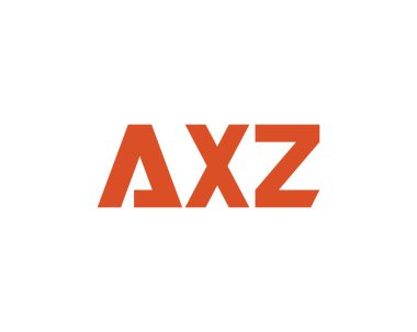 AXZ logo tasarım vektör şablonu. AXZ