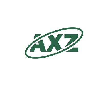 AXZ logo tasarım vektör şablonu. AXZ