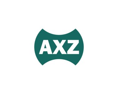 AXZ logo tasarım vektör şablonu. AXZ