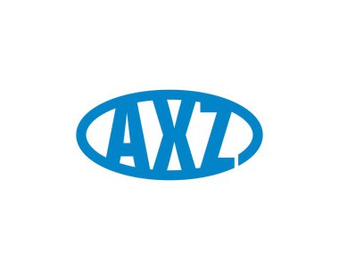 AXZ logo tasarım vektör şablonu. AXZ