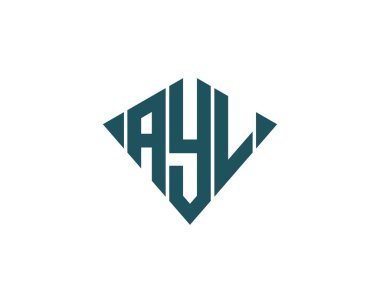 AYL logo tasarım vektör şablonu. AYL