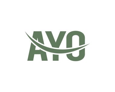 AYO logo design vector template. AYO