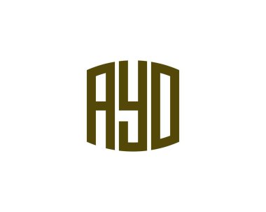 AYO logo design vector template. AYO