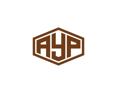 AYP logo design vector template. AYP