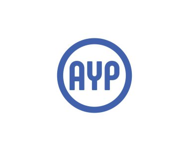 AYP logo design vector template. AYP