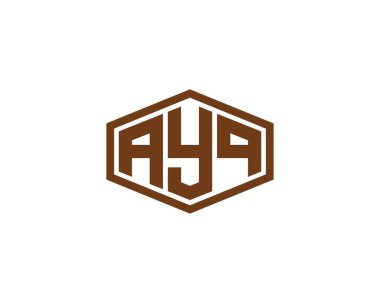 AYQ logo design vector template. AYQ