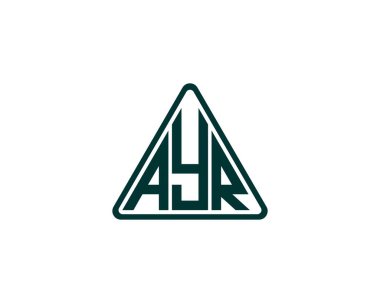 AYR logo design vector template. AYR