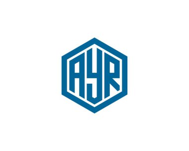 AYR logo design vector template. AYR