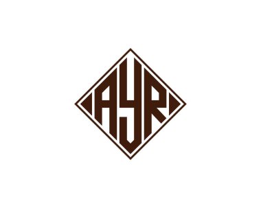 AYR logo design vector template. AYR